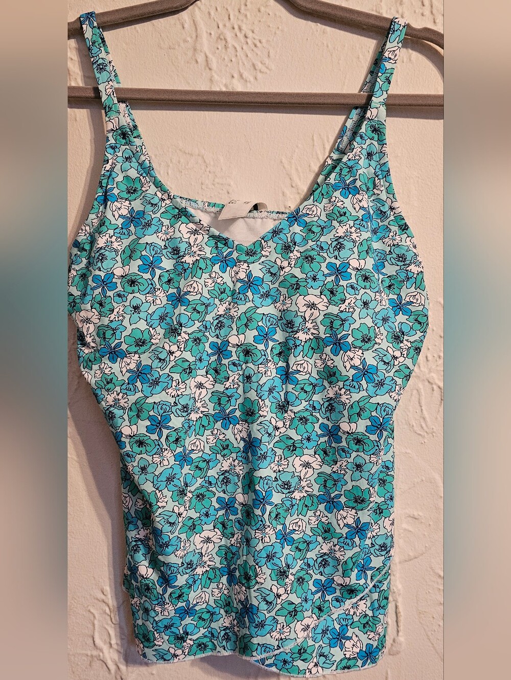 Floral Tankini Top Women's Swim NWT S